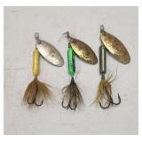 (3) Rooster Tail Spinners