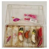 Plastic Case of Humpy Jigs, Caviar Clusters, Pink