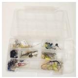 Plastic Case Full of Jig Heads & Salmon Trolling