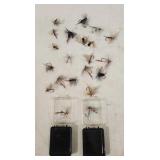 (2) Plastic Cases of 10-12 Trout Flies Each