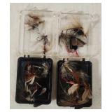 (2) Plastic Cases of 10-12 Trout Flies Each