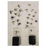 (2) Plastic Cases of 10-12 Trout Flies Each