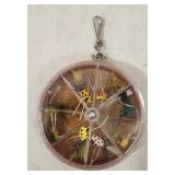 Circular Dispenser with 10 Popper Flies