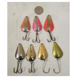 (7) Assorted Salmon/Steelhead Spoons