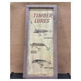 Timber Lures 7 in. X 17 in. Wood Plaque