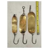 Seattle #6 & (2) #4 Brass Spoons