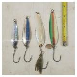 (4) Gold Star Kingfisher & Luhr Jensen Indiana