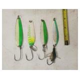 (4) Luhr Jensen Indiana Lures