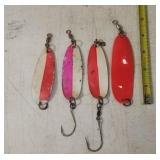 (4) Luhr Jensen Indiana Lures