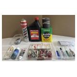 Assorted Screw Anchors, Miracle Grow Plant Food,