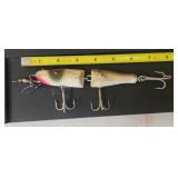 Vtg Creek Chub Bait Company Jointed Pikie Minnow