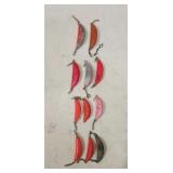 3oz, 4oz, 5oz, 6oz Lead Reflective Banana Weights