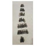 1.5oz - 5oz Lead Weights