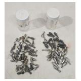 (2) Jars of 1/2, 3/4 & 1oz Lead Weights