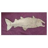 Metal Art Chinook Salmon with Weld Bead Scales