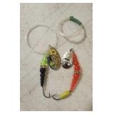 (2) Mack's Lure Wedding Ring Spinners