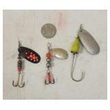 (3) Mepps & Blue Fox Spinners