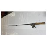 Antique South Bend 5ft. Metal Fishing Pole W/