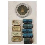 Vtg Rd Aluminum Container, Pflueger & Ideal Split