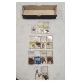 Box of (12) Containers of Asstd Hooks & Swivels