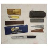 Hook Sharpening Stones & Reel Tool