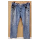 Levi's 501 38ï¿½32 Button Fly Jeans