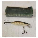Vtg In Box Meadow Brook Lure #3230 Floater Pike