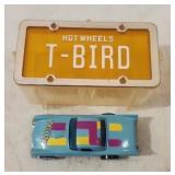 HotWheels T-Bird w/ Park & Plate Container