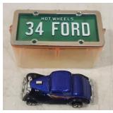HotWheels '33 Ford w/ Park & Plate Container