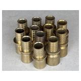 (12)  Pex A 1 in. Brass Fittings