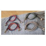 (4) Sets of Color Coded Washer Fill Hoses