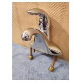 Unused Single-Handle Chrome Bathroom Faucet