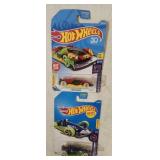 (2) HotWheels Glow Wheels