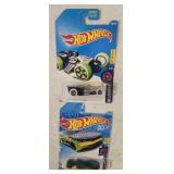 (2) HotWheels Glow Wheels