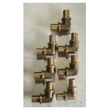 (7) Brass Pex-A 1' 90's