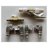 (6) Assorted Pex A 1/2 in. Ball Valves