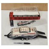 ERTL 1957 Chevy Drag Car & Trailer Die-Cast Bank