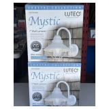 (2) NIB Mystic 7 in. White Wall Lanterns