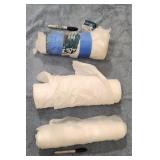 (3) Assorted Rolls of Plastic Drop Cloth