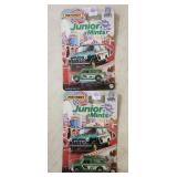 (2) Matchbox Junior Mints Austin Mini Van