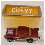 HotWheels '57 Chevy w/ Park & Plate Container