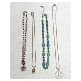 (4) Assorted Womenï¿½s Necklaces