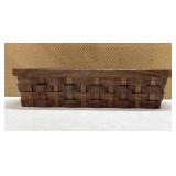 NICE 15 in. x 6 in. Wood Basket;