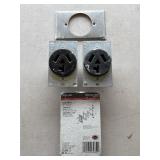 (2) 10-30 250V Outlets &  (1) NIB Bronze