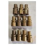 (11) Brass Pex-A 1' Sweat Ftgs