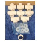 2' PVC Crosses, Tees, Bushings, Coupler