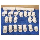 2' PVC 90s, Tees, 45s