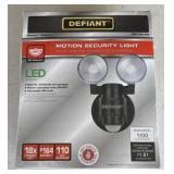 (1) NIB Defiant Black Motion Security Light