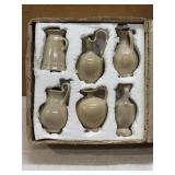 NIB Decorative Ceramic Pottery Jug Set
