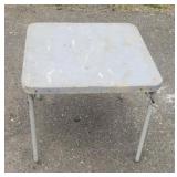 Small Folding Metal Table 24ï¿½24ï¿½20